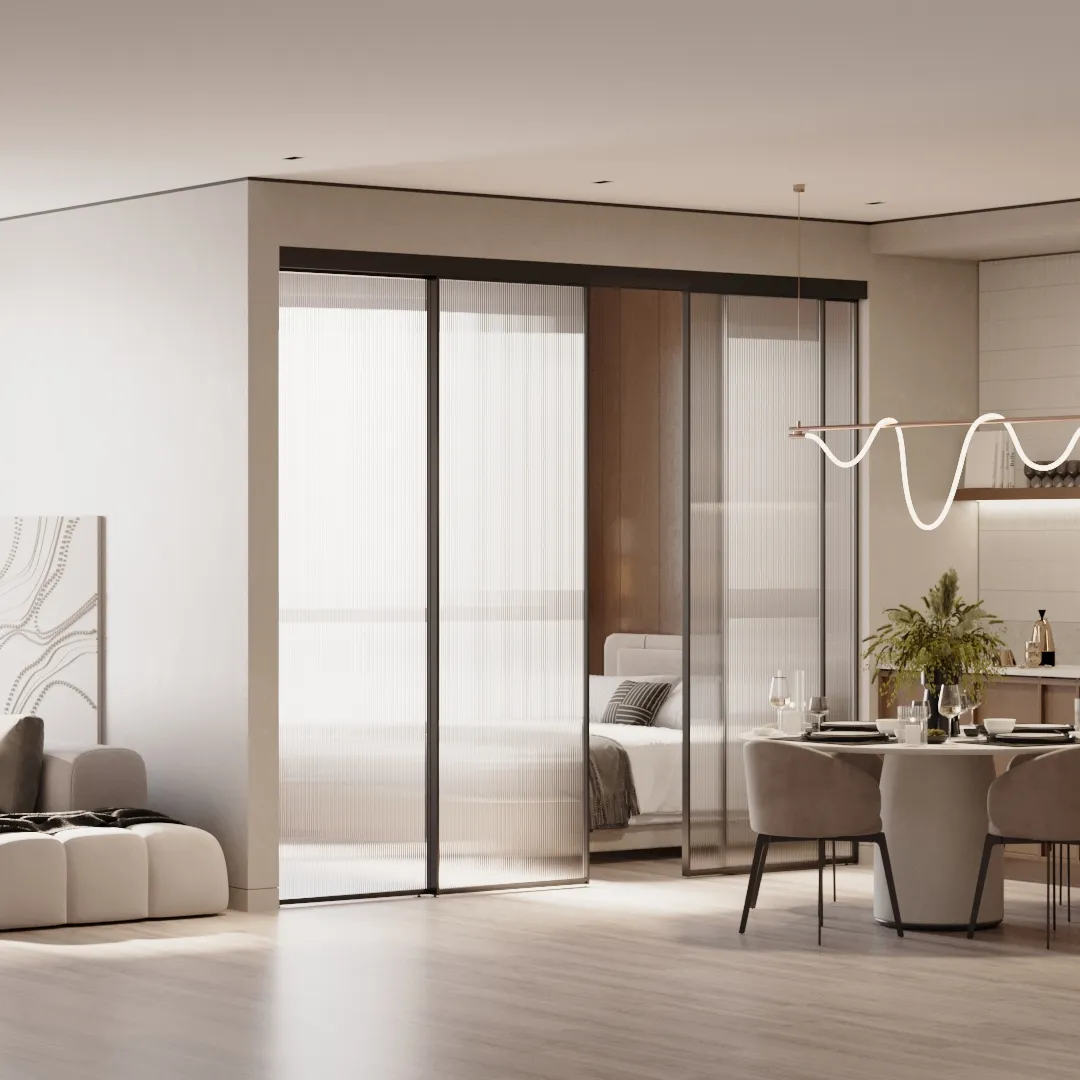 Межкомнатная перегородка для спальни, стекло Эстриадо GRACE 4