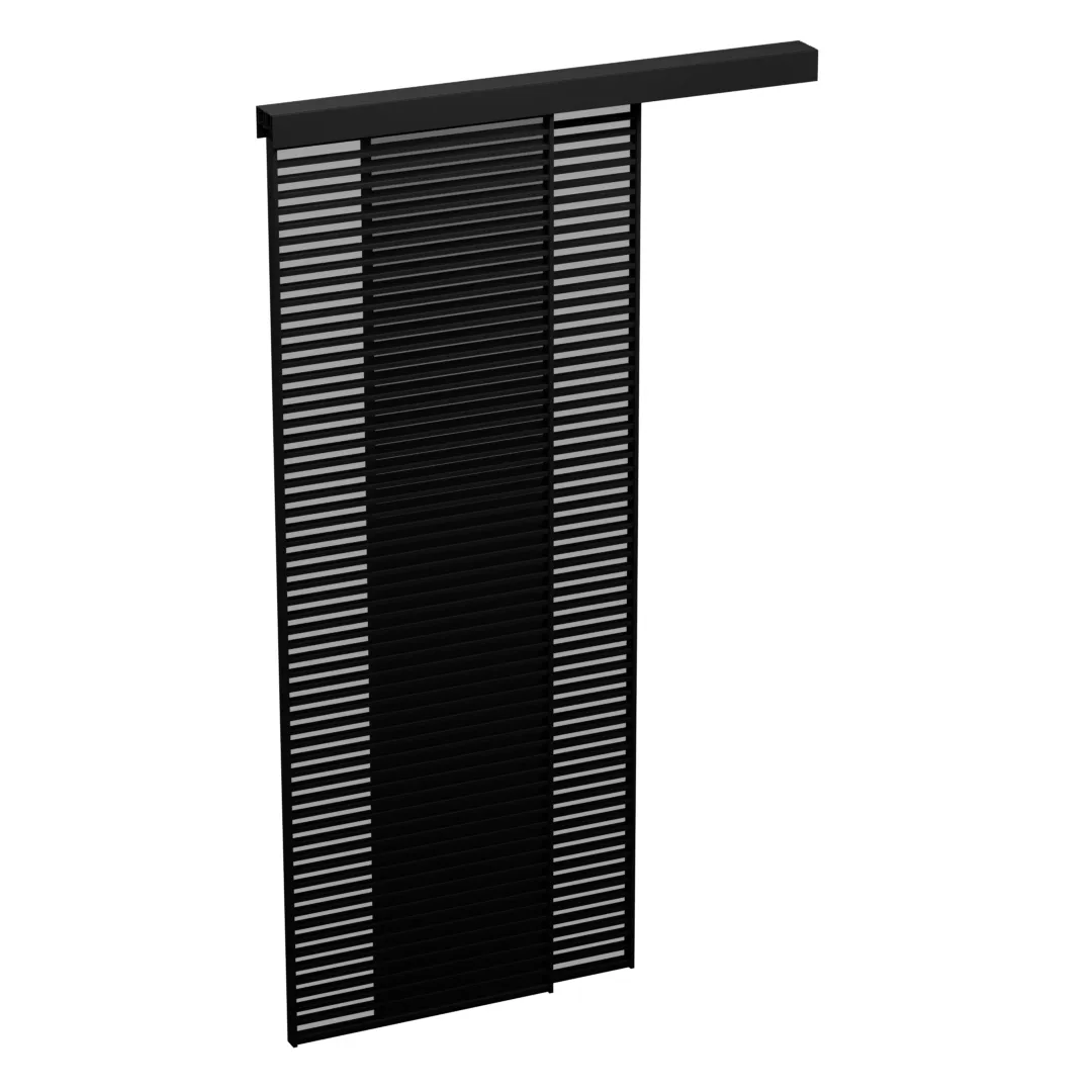 Составная стеклянная перегородка для гардеробной GRACE 21