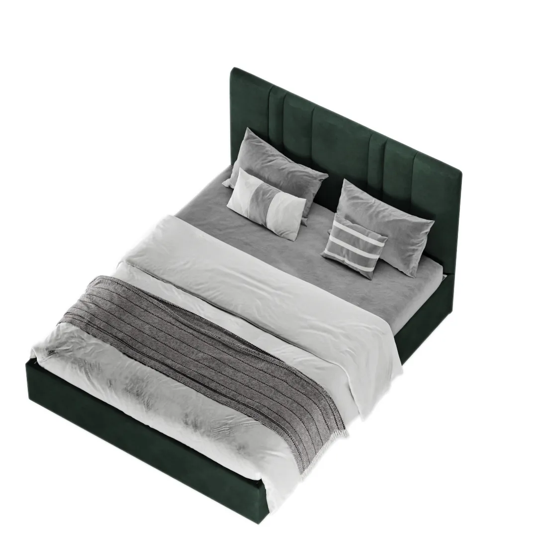 Кровать двуспальная мягкая ХИЛТОН с подъемным механизмом, 160x200