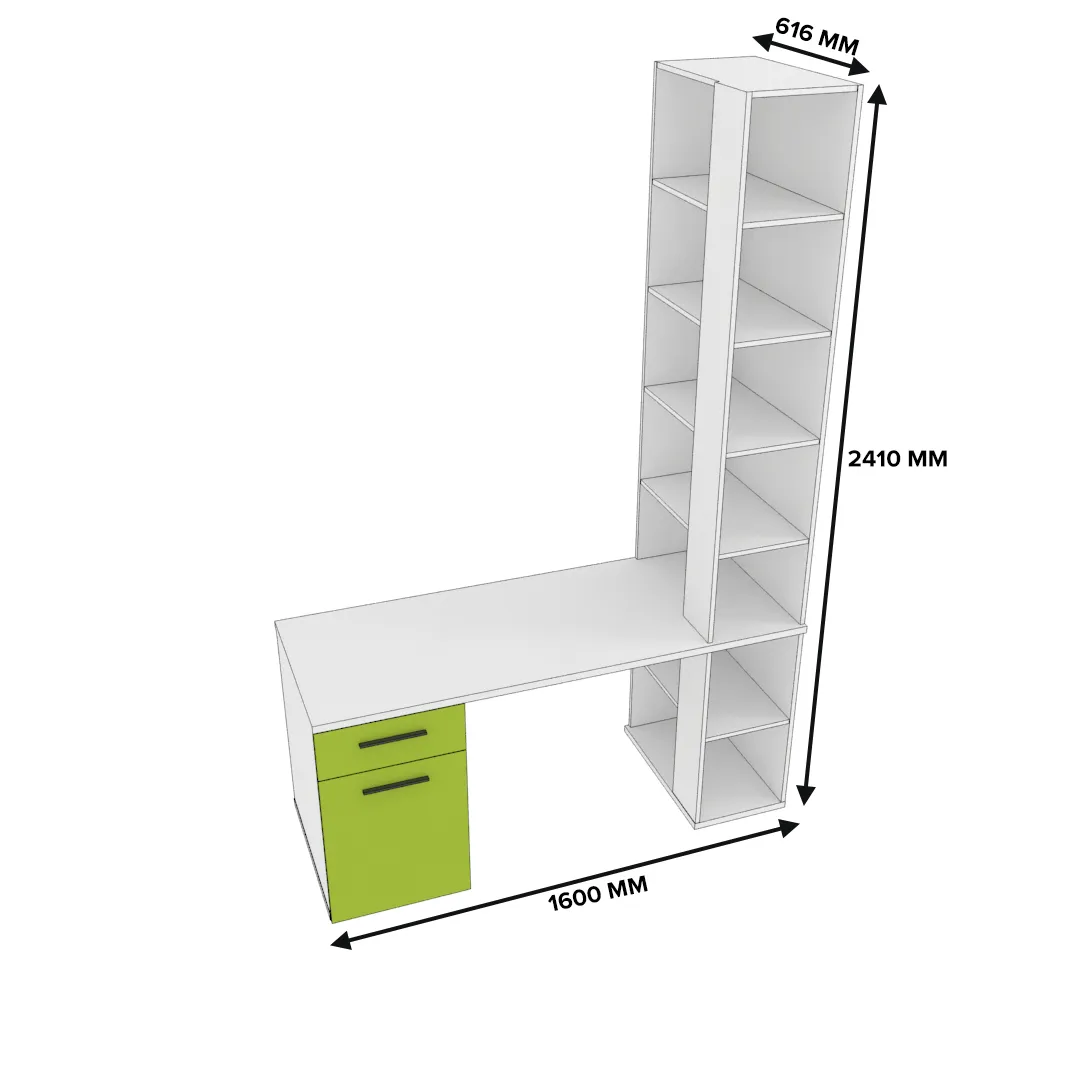 Cтол-стеллаж L403.60 L/R