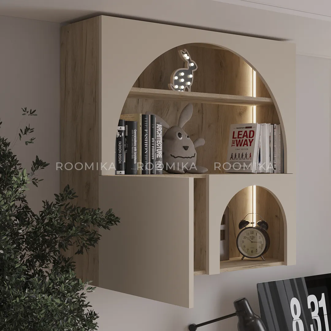 Антресоль навесная с подсветкой, фасады в эмали LE336.1-30 Антресоль навесная с подсветкой, фасады в эмали LE336.1-30