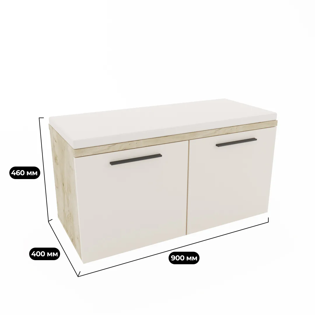 Тумба для обуви с мягким сиденьем L461