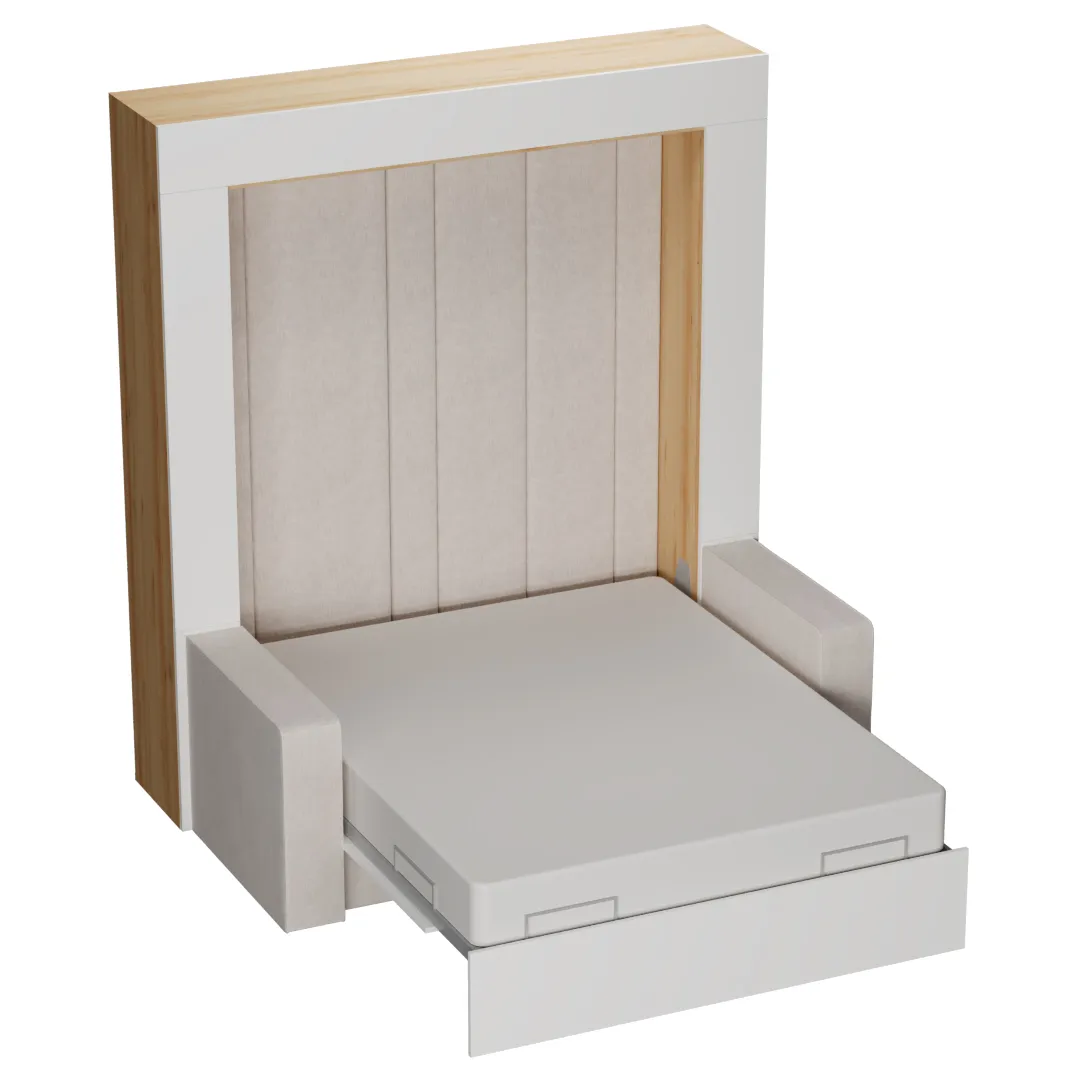 Шкаф-кровать трансформер LE950.160, фасады в эмали, 160x200