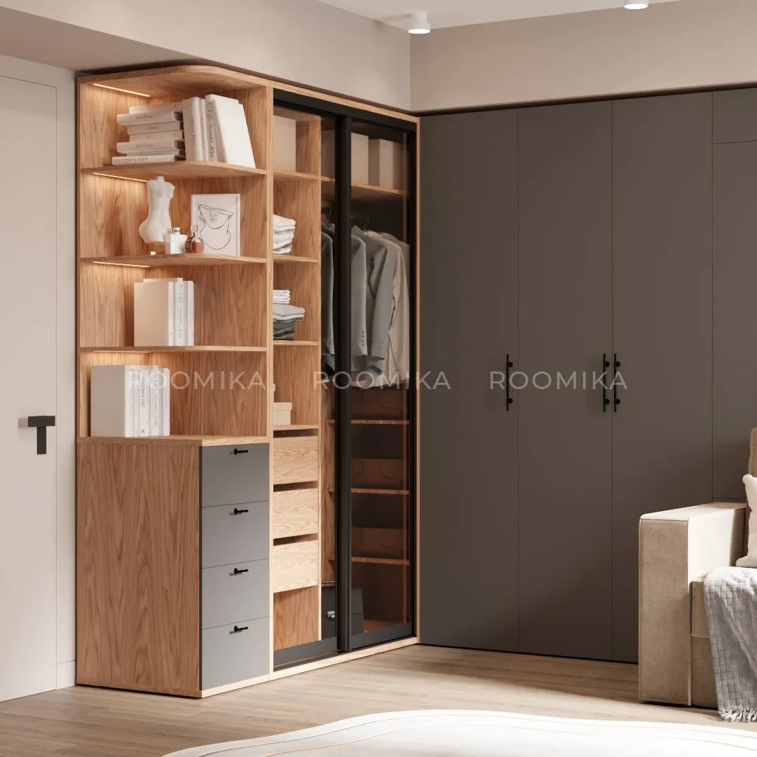 Шкаф 1 дверный широкий L221.60-1