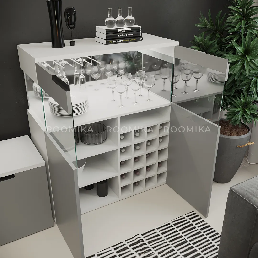 Lazio гостиная фасады в эмали 1