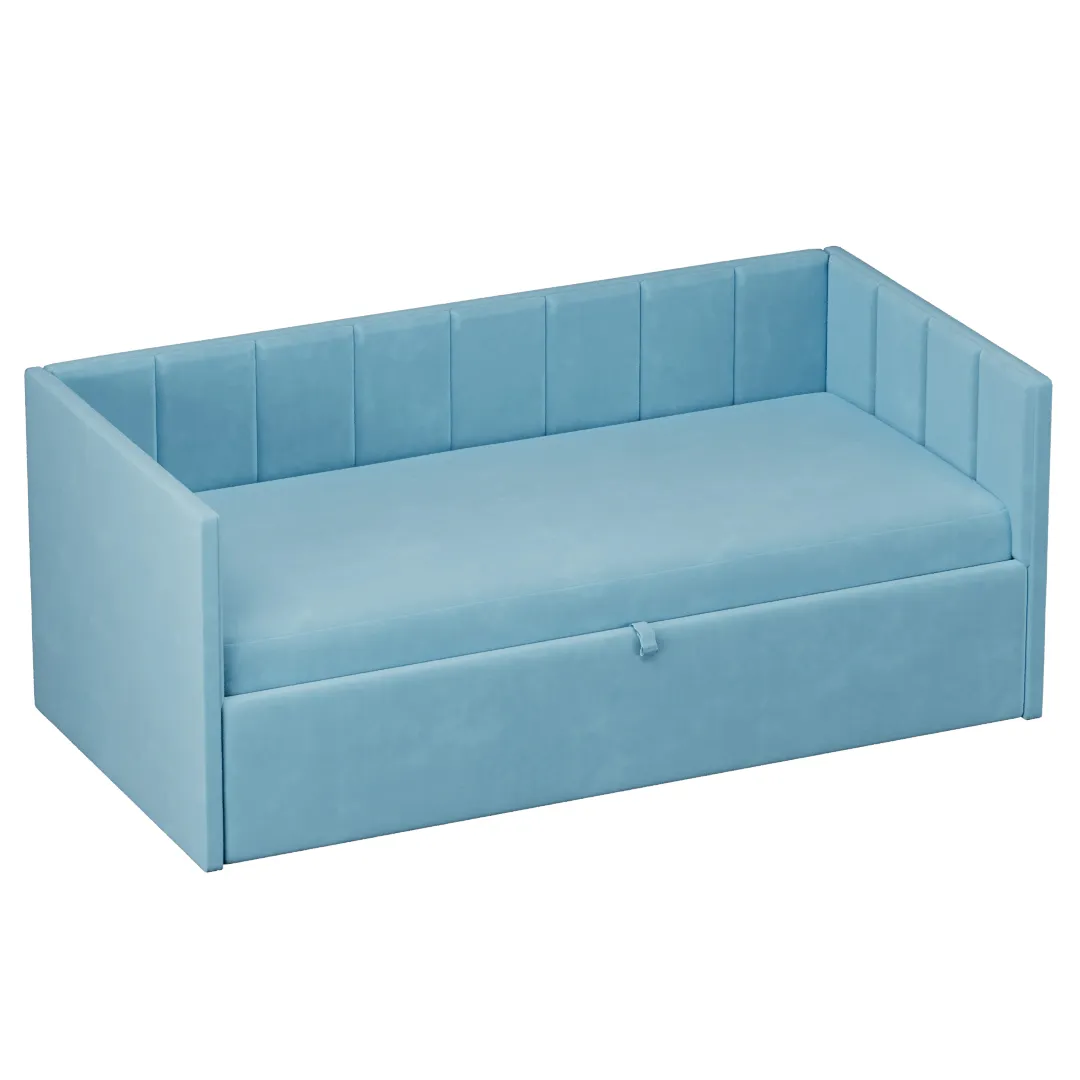 Кровать с подъемным механизмом и ящиком для белья ЛАЙН 1