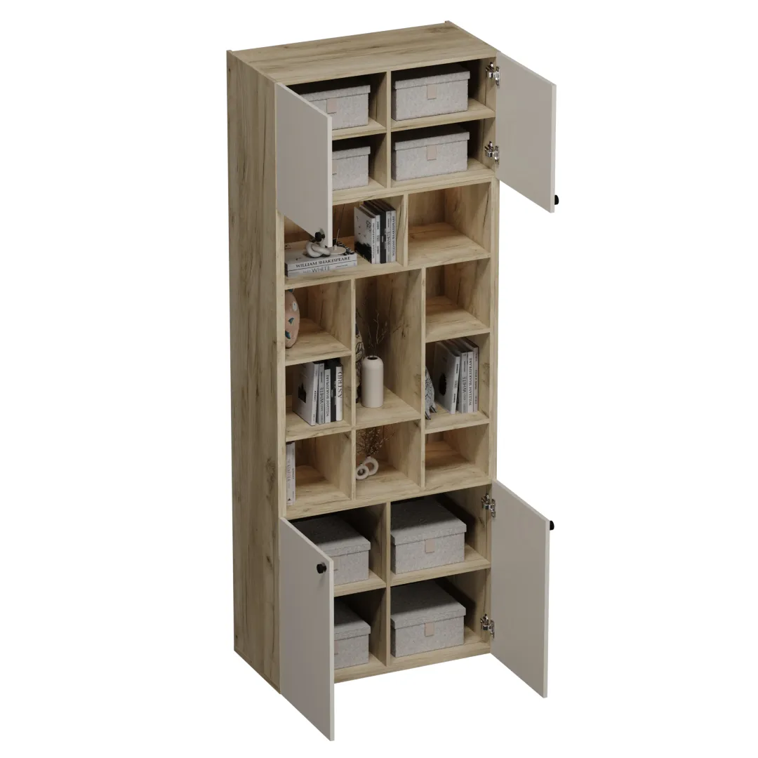 Шкаф книжный L223.1 с подсветкой