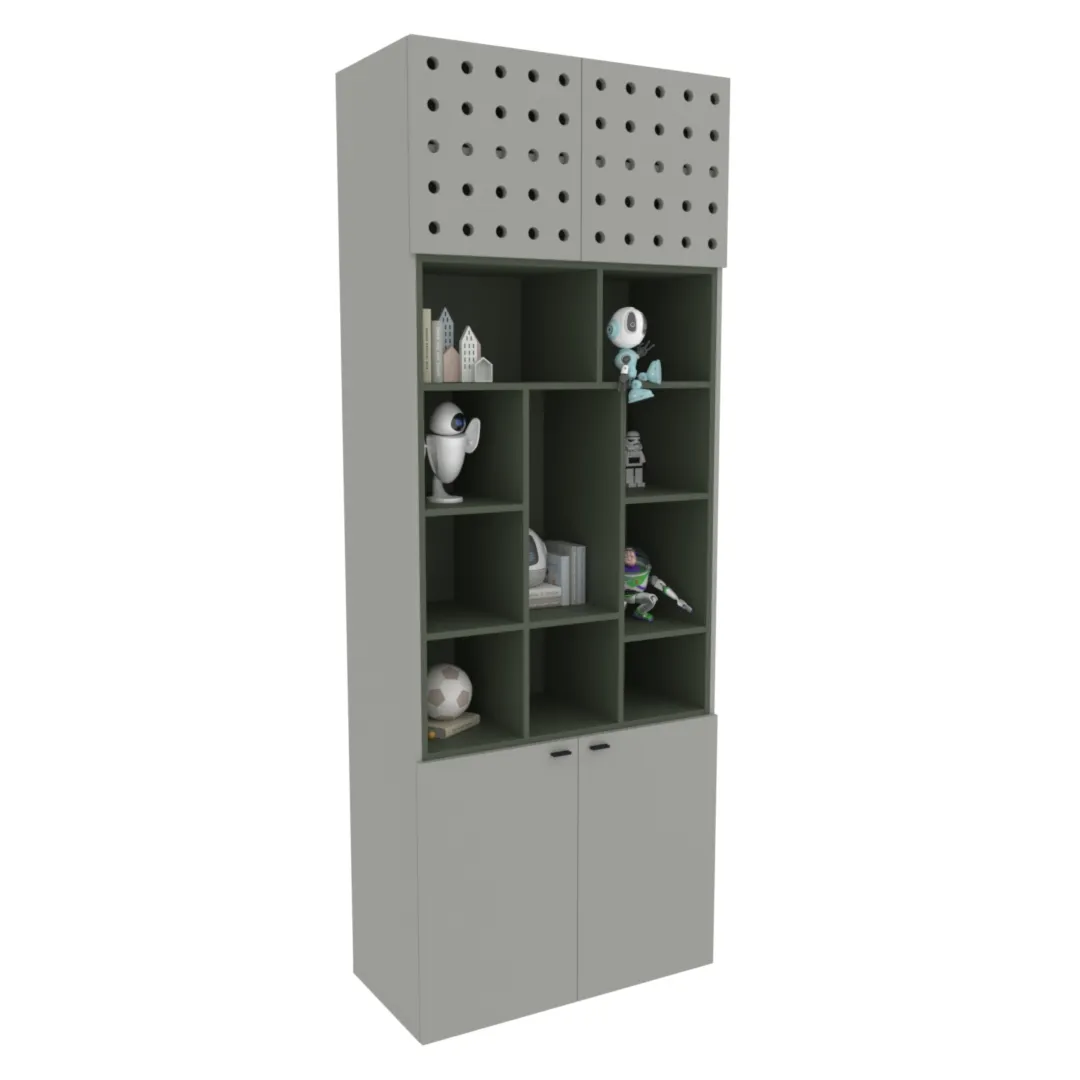 Шкаф книжный, фасады в эмали LE223.1 Шкаф книжный, фасады в эмали LE223.1