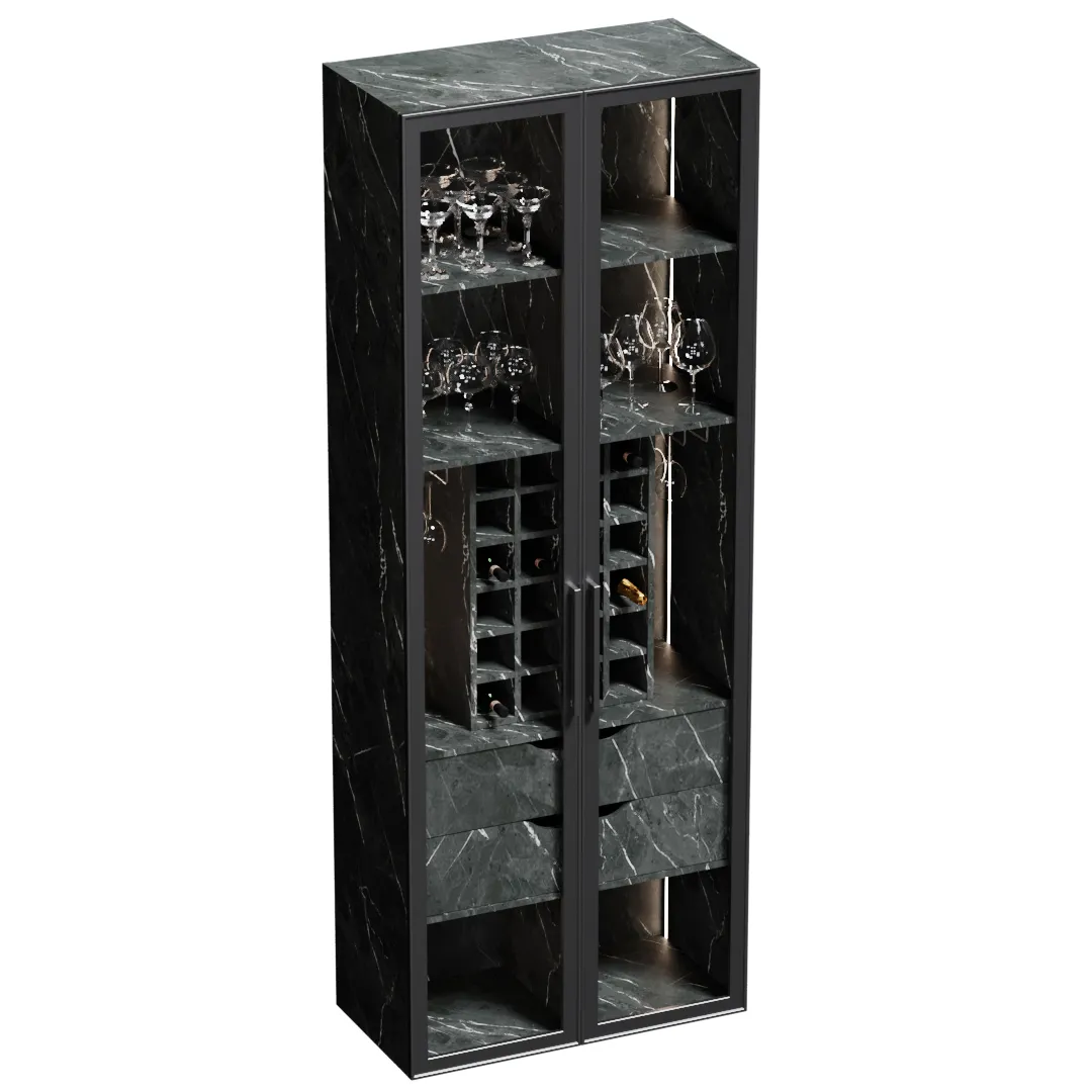 Шкаф-бар со встроенными ящиками с подсветкой R217 Шкаф-бар со встроенными ящиками с подсветкой R217