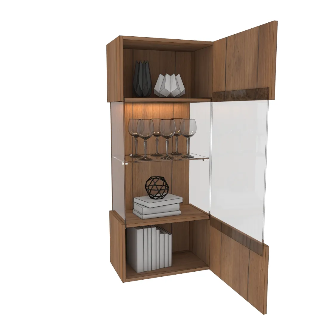 Шкаф навесной с подсветкой L350