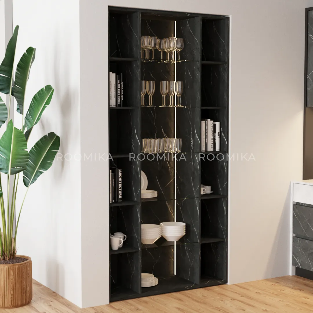 Шкаф-витрина с подсветкой R252