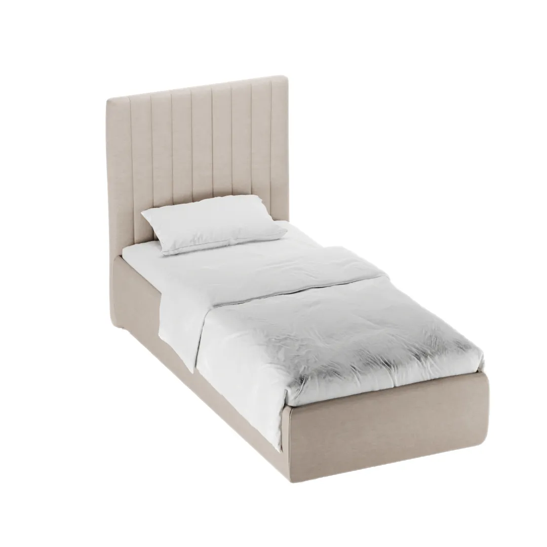 Кровать односпальная мягкая АСТИ  с подъемным механизмом, 90x200