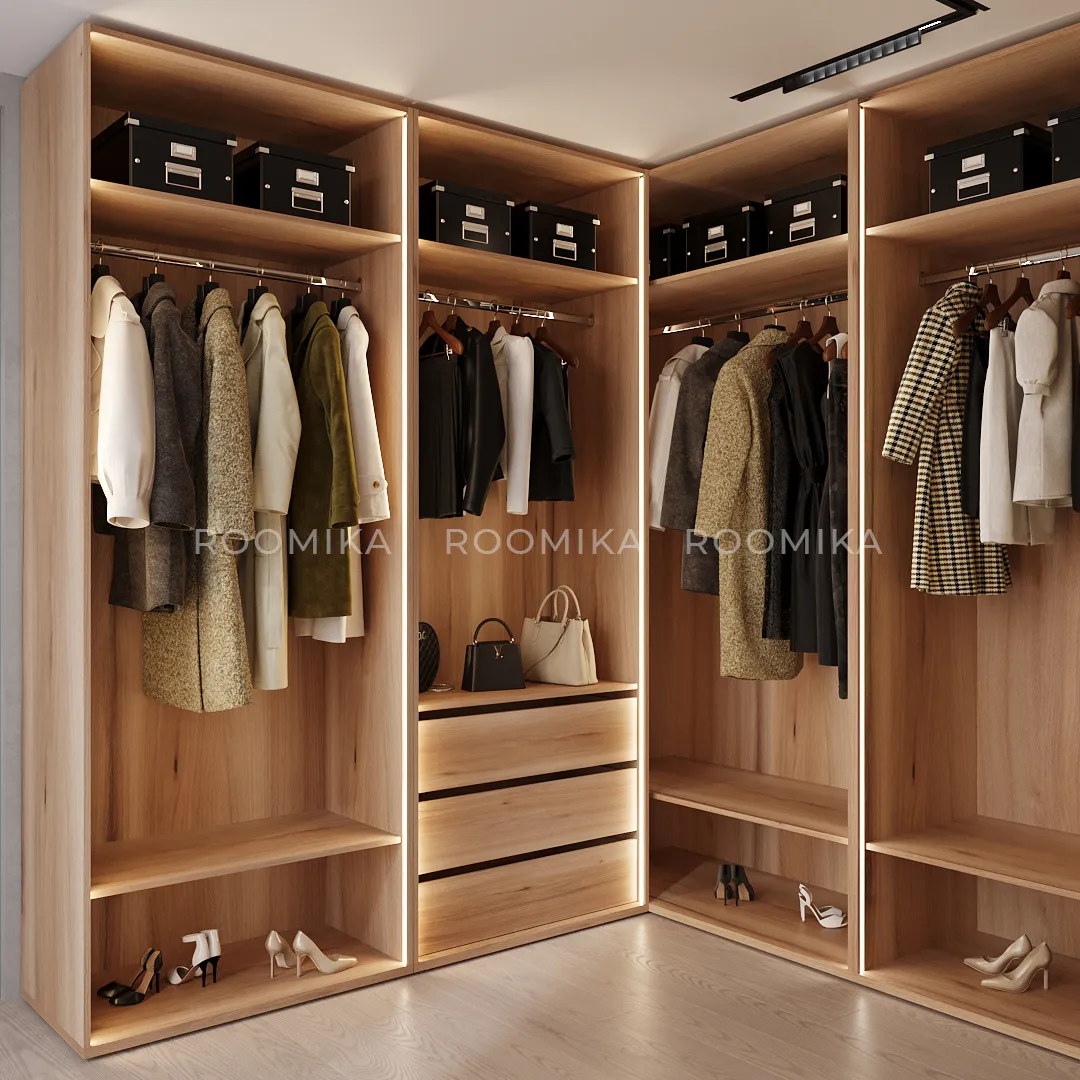 Шкаф с ящиками и штангой с подсветкой M900.50-3