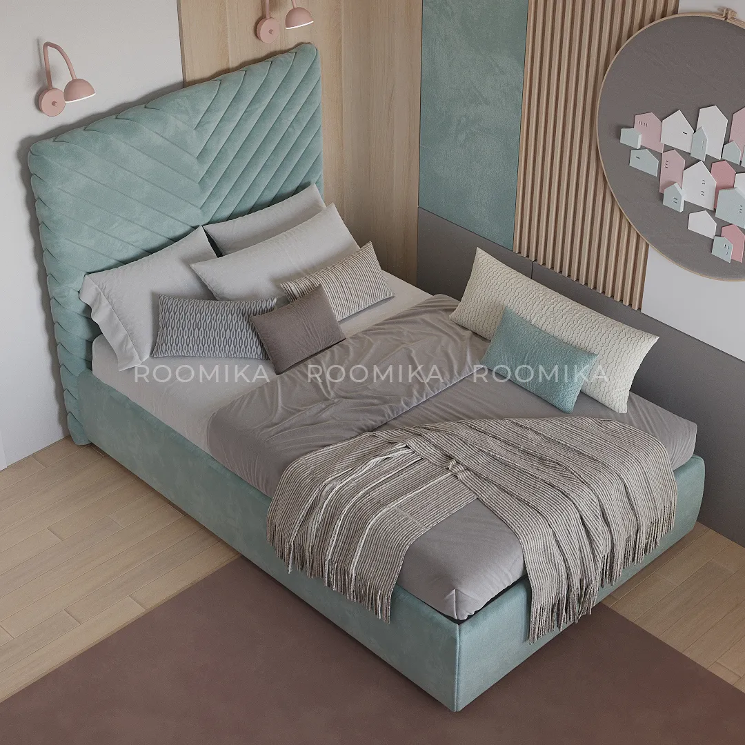 Кровать мягкая САРА SA120  с подъемным механизмом, 120x200