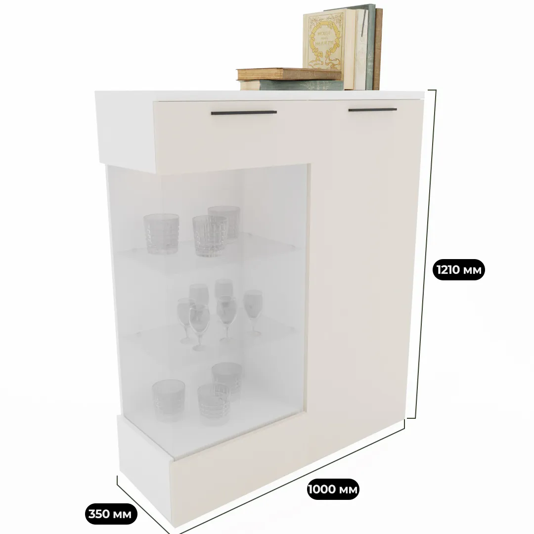 Шкаф напольный с подсветкой L202 L/R