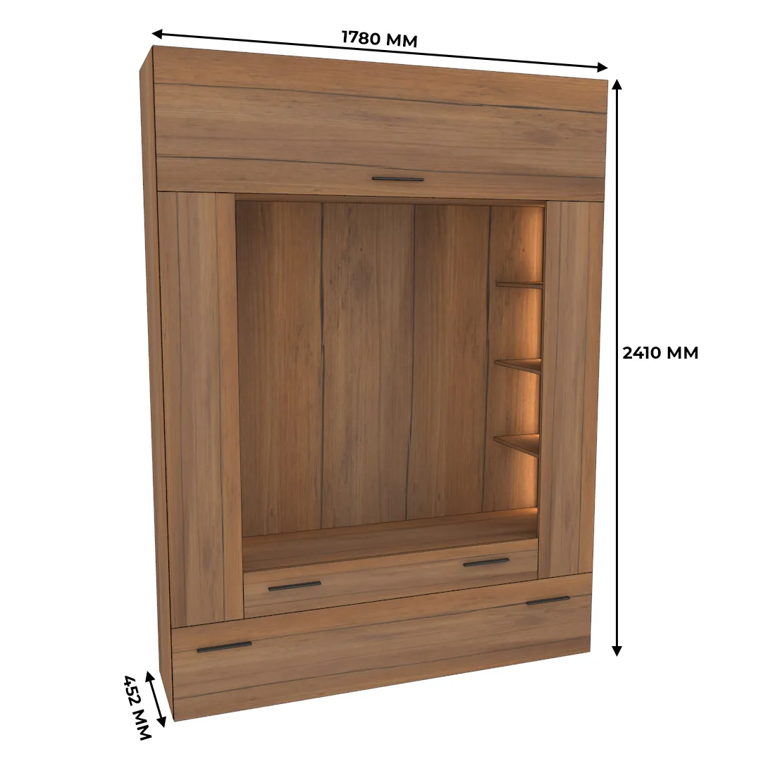 Секция для ТV с подсветкой L406.44