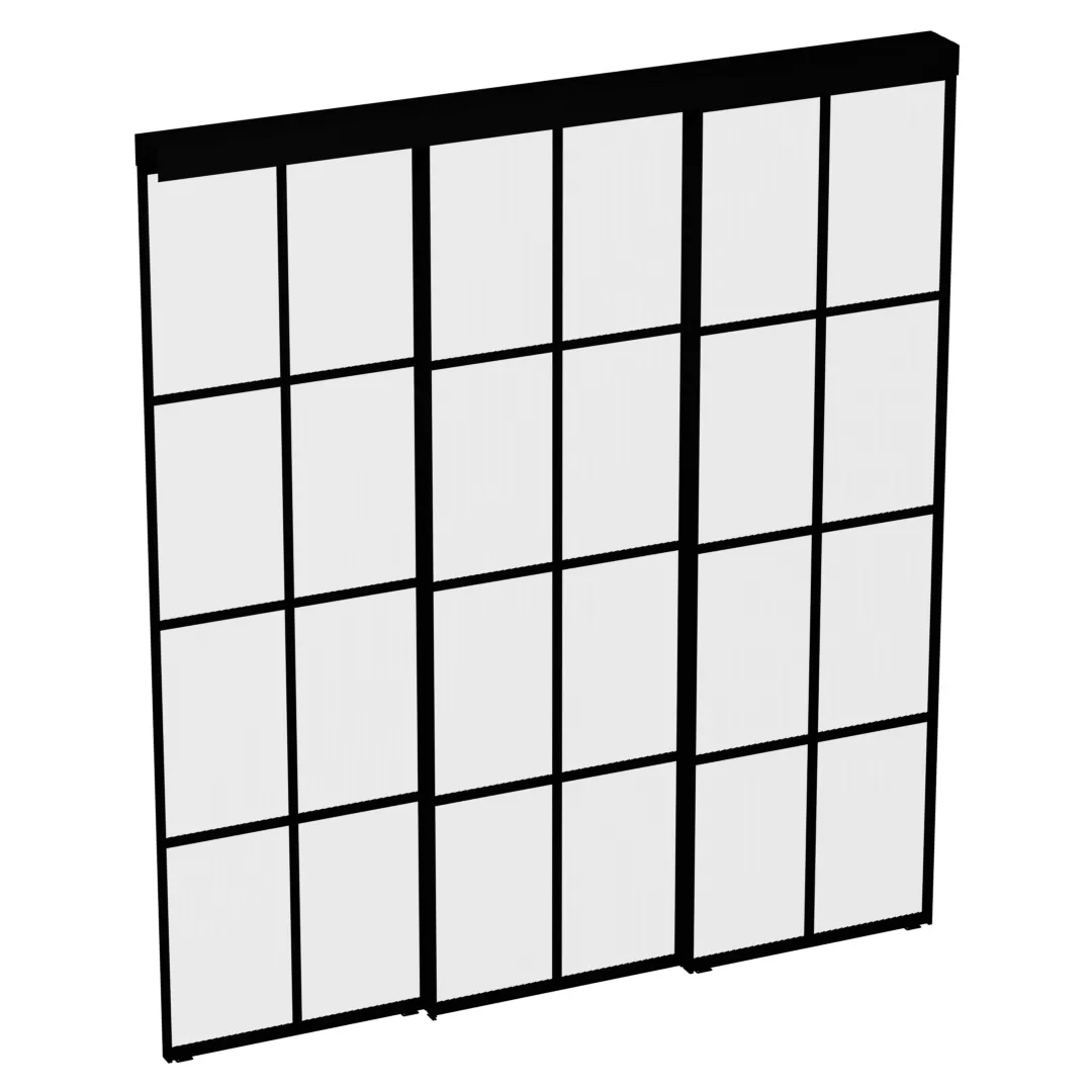 Раздвижная перегородка-купе, стекло Мору GRACE 13