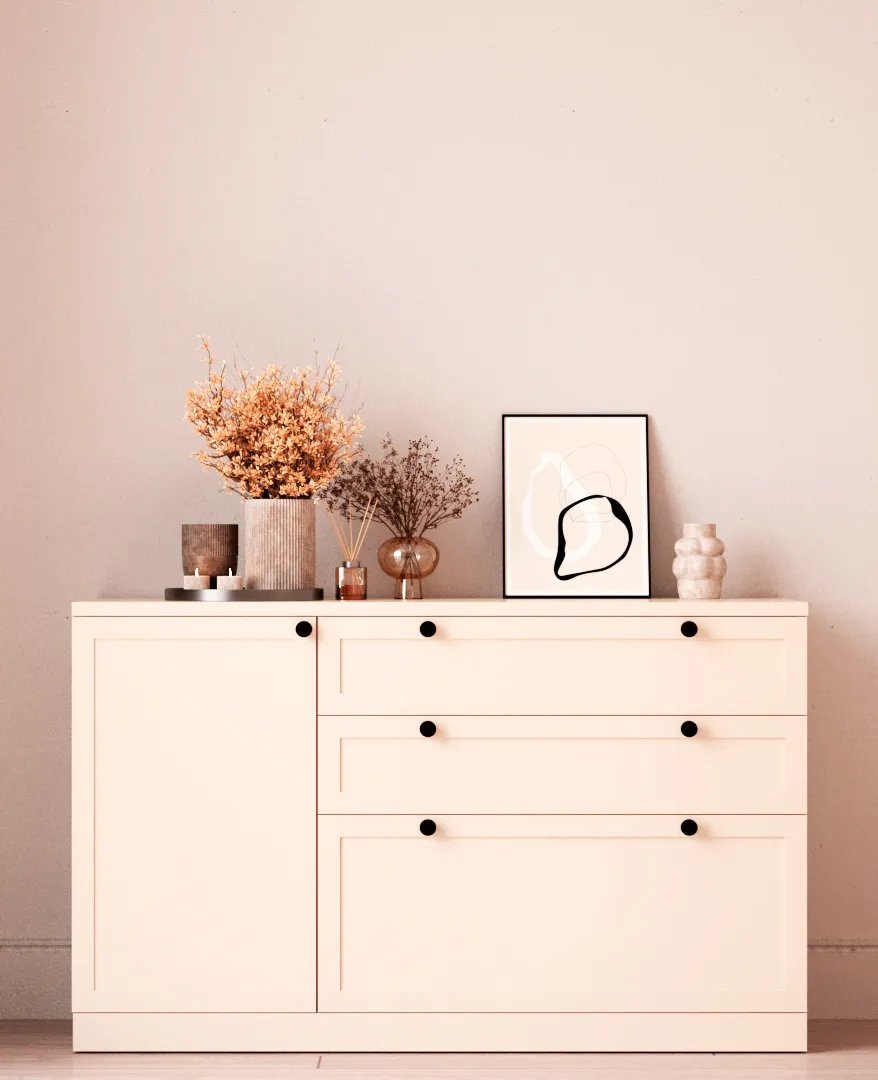 Комод комбинированный с эмалевой столешницей A709ES