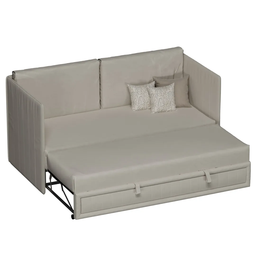 Раскладной диван с обивкой выкатной части БЕРГАМО BER-1900