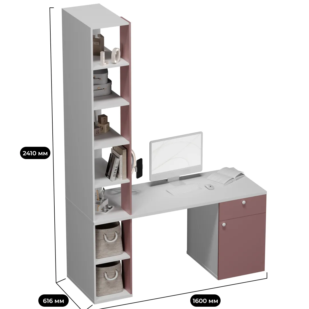 Cтол-стеллаж L403.60 L/R