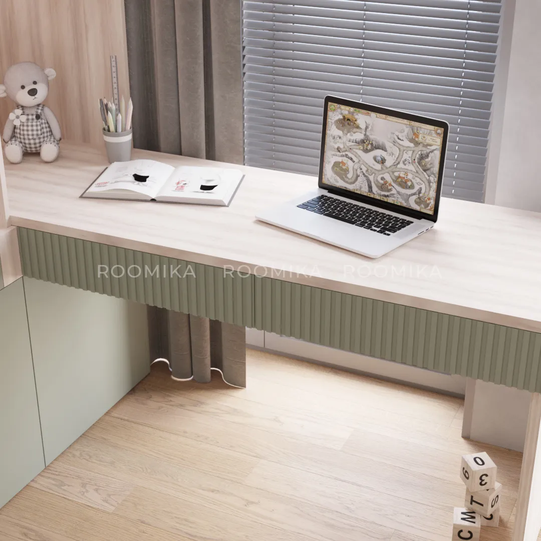 Lazio детская фрезерованные фасады в эмали 78