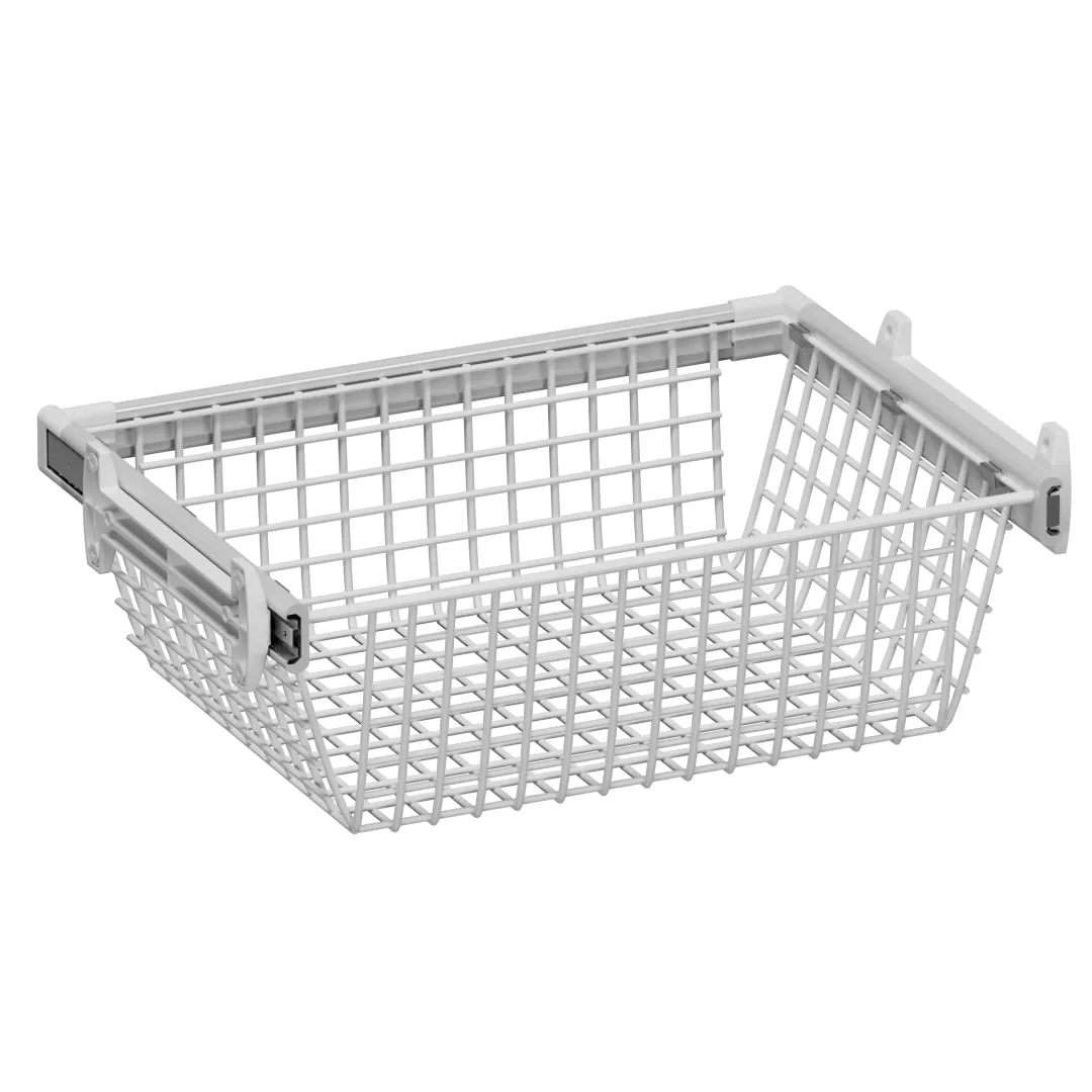 BELLE Корзина для белья 600 мм, цвет белый, BE60BAWH