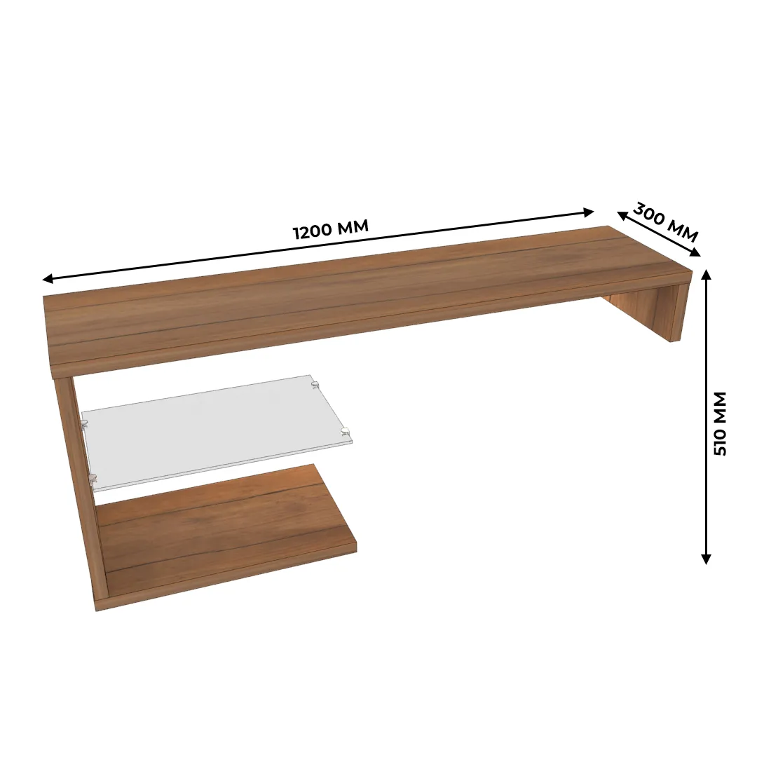 Приставка L112 к тумбе L501, L503, L505 с подсветкой L/R