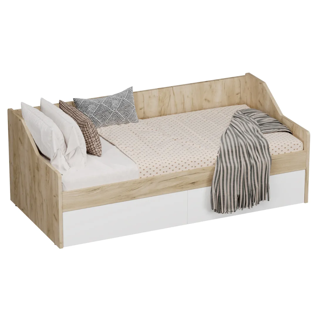 Кровать односпальная L902.190, 90x190 Кровать односпальная L902.190, 90x190