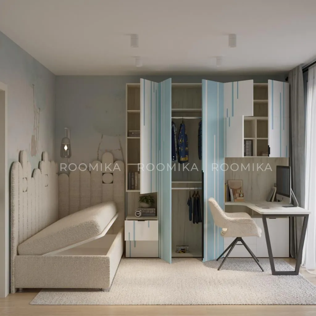 Лацио детская фрезерованные фасады в эмали 79