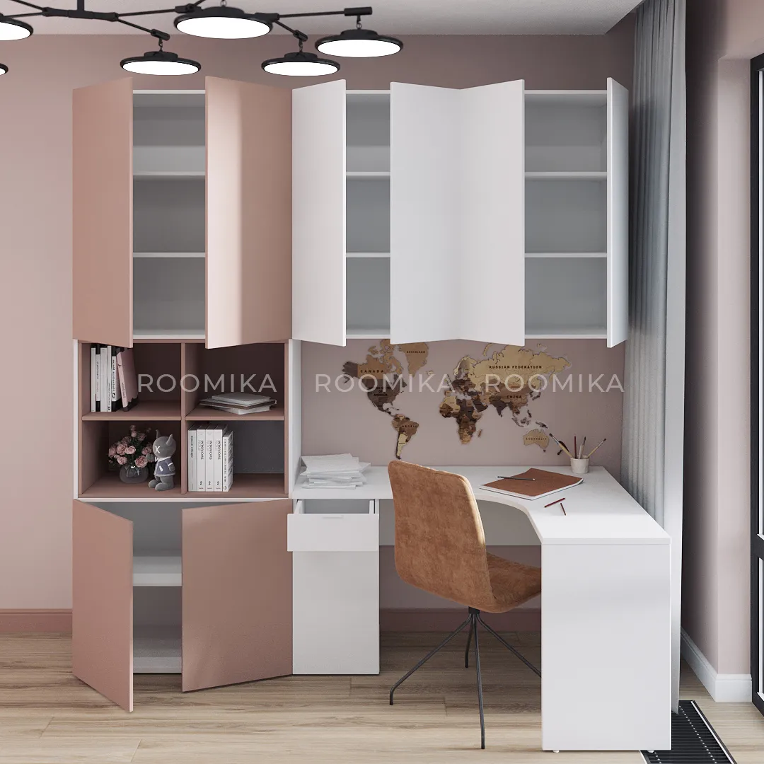 Шкаф книжный с нишей L216