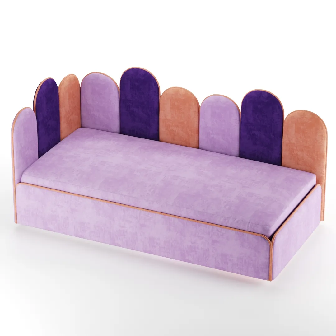 Мягкая кровать-диван КИПРОС с подъемным механизмом, 90x190 Мягкая кровать-диван КИПРОС с подъемным механизмом, 90x190