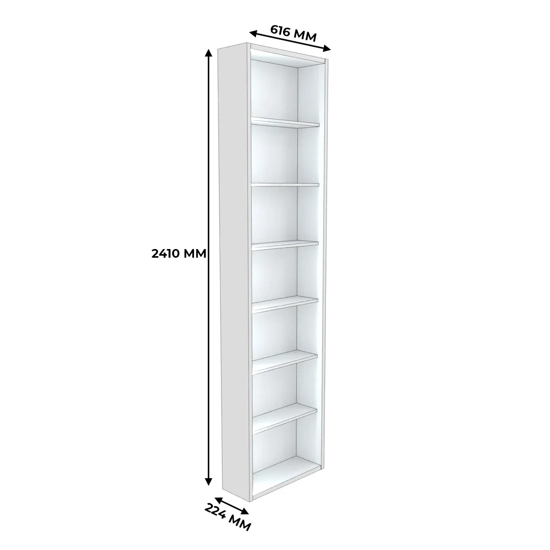 Стеллаж завершающий с подсветкой L231.60