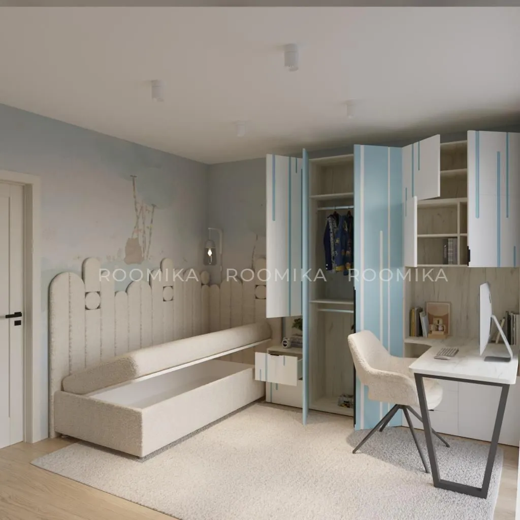 Лацио детская фрезерованные фасады в эмали 79