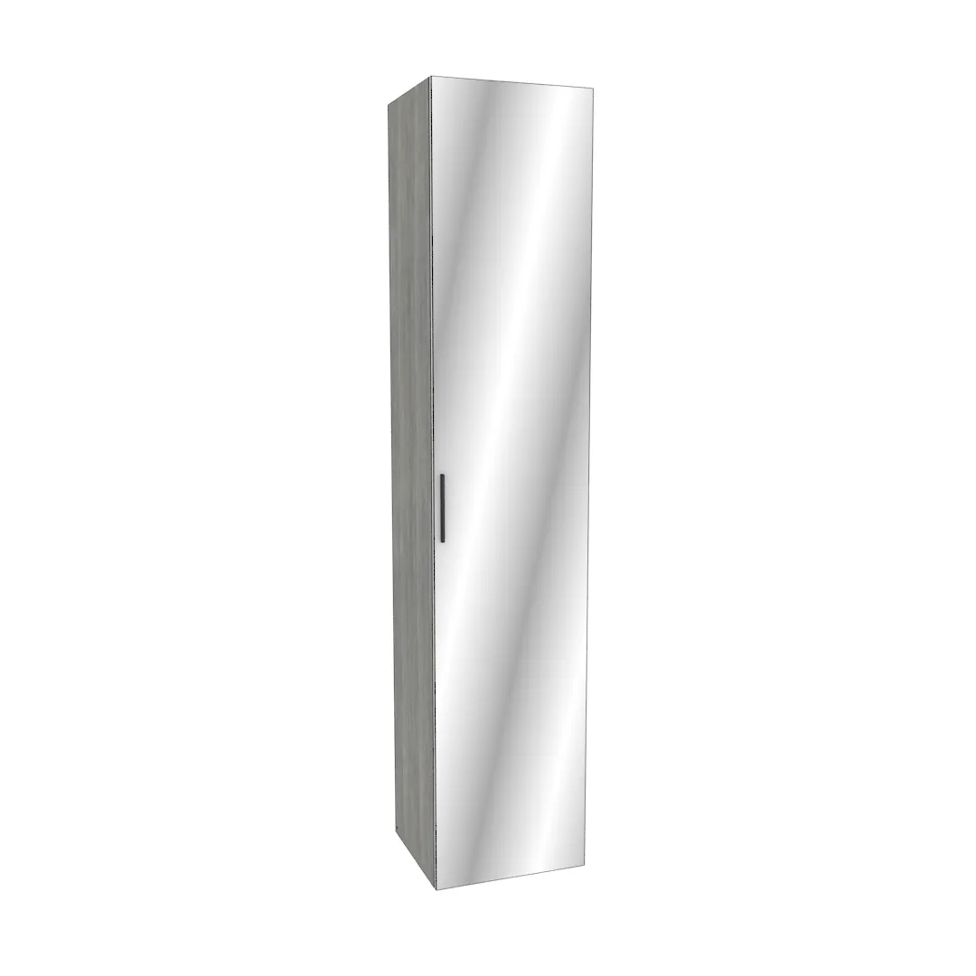 Шкаф 1 дверный широкий с зеркалом LG-221.44-4Z Шкаф 1 дверный широкий с зеркалом LG-221.44-4Z
