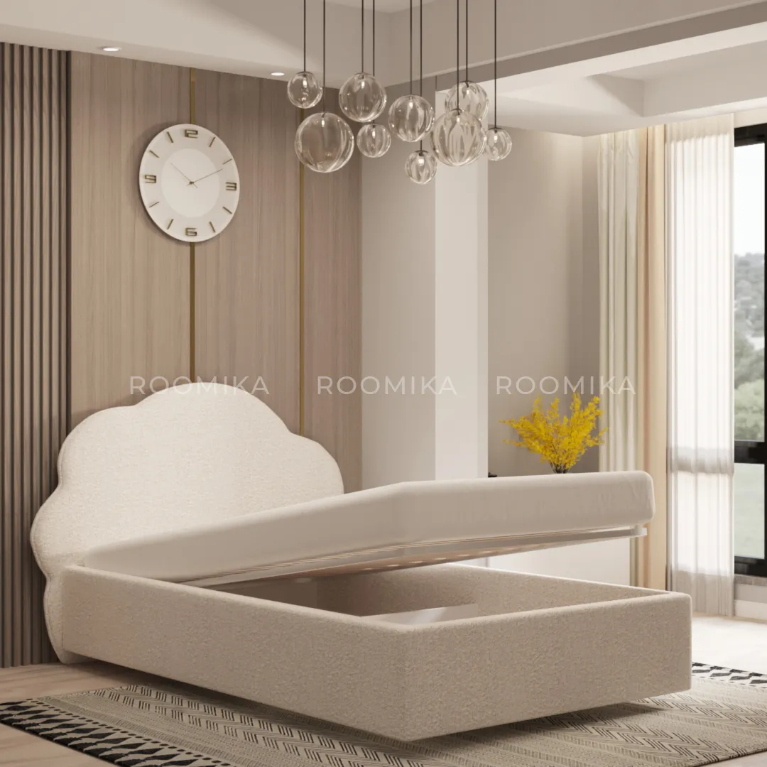 Кровать мягкая ОБЛАКО с подъемным механизмом, 120x200