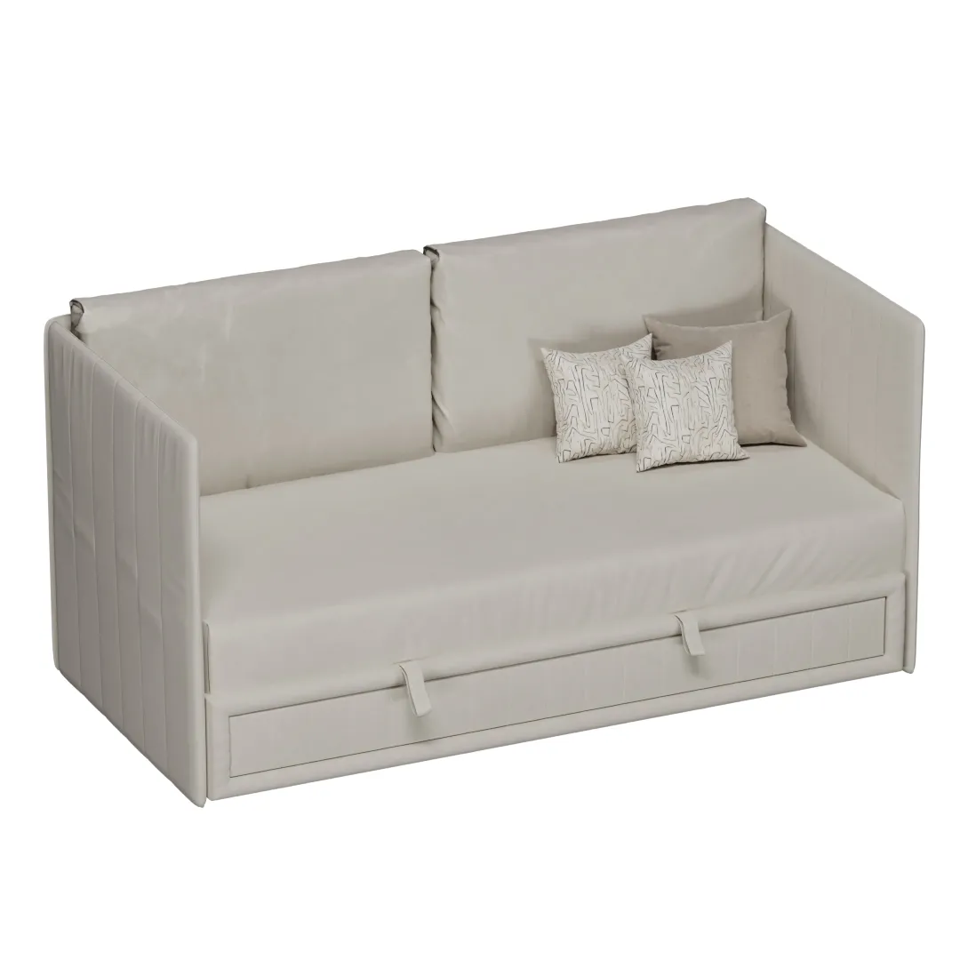 Раскладной диван с обивкой выкатной части БЕРГАМО BER-1900