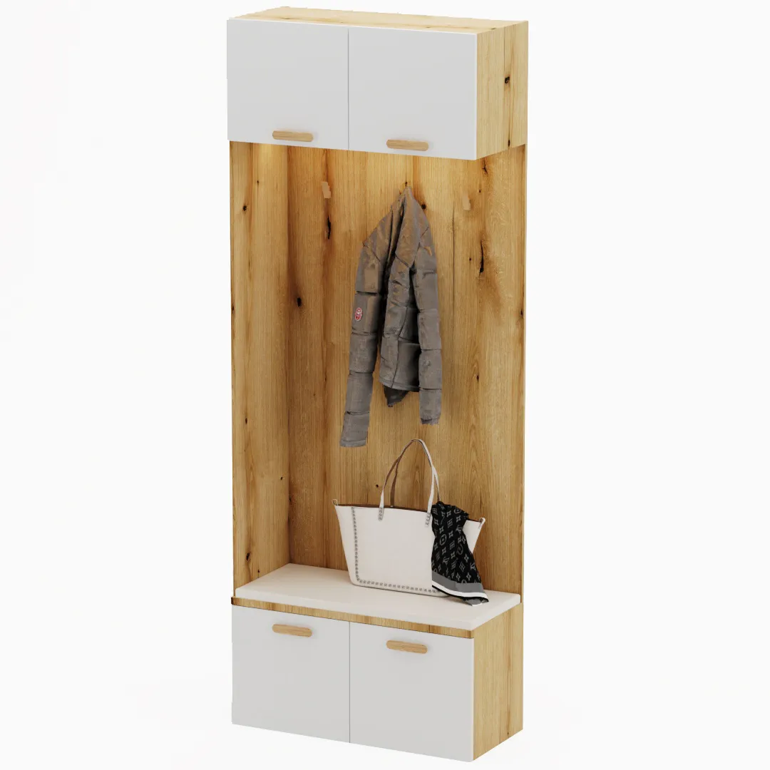 Ниша с крючками с подсветкой L420 L/R Ниша с крючками с подсветкой L420 L/R