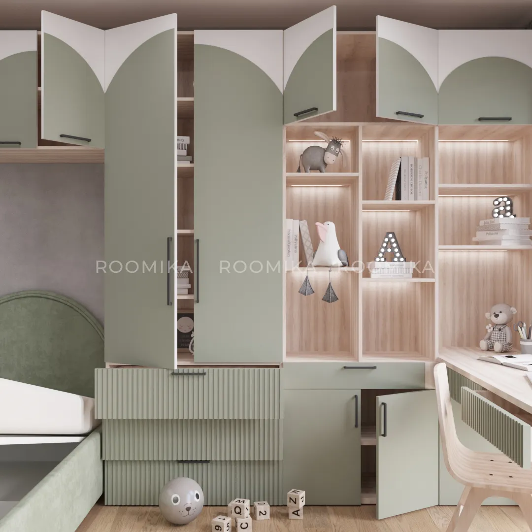 Lazio детская фрезерованные фасады в эмали 78