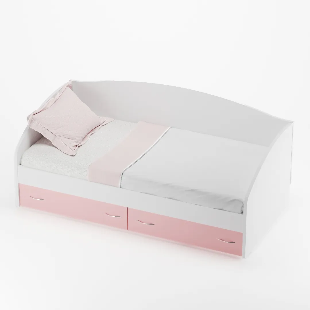 Кровать односпальная с ящиками P902N, 90x190 Кровать односпальная с ящиками P902N, 90x190