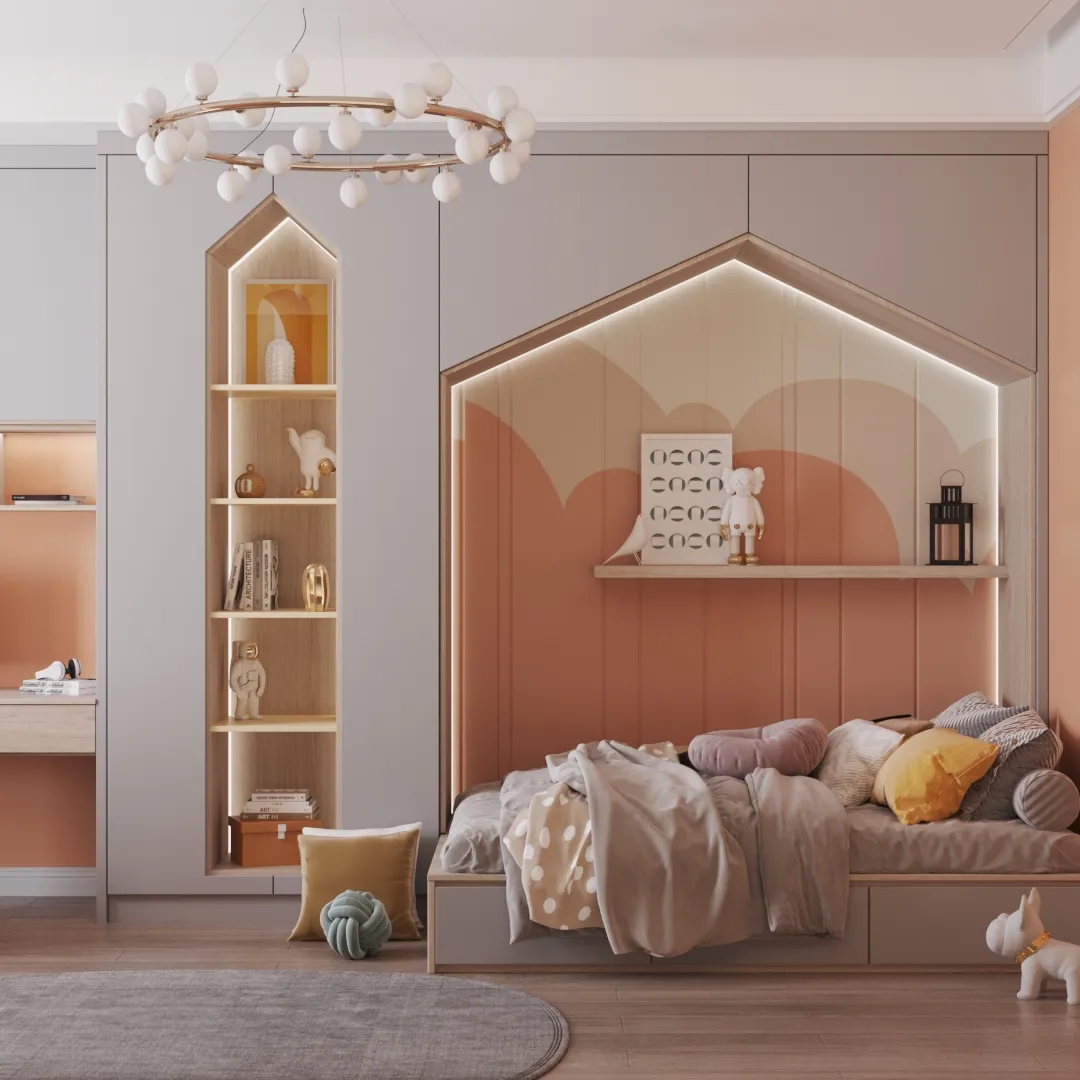 Детская с антресолью домик №1 Детская с антресолью домик №1