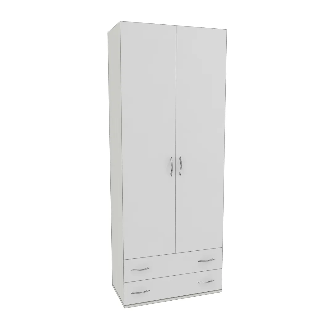 Шкаф 2 дверный с ящиками P211.45