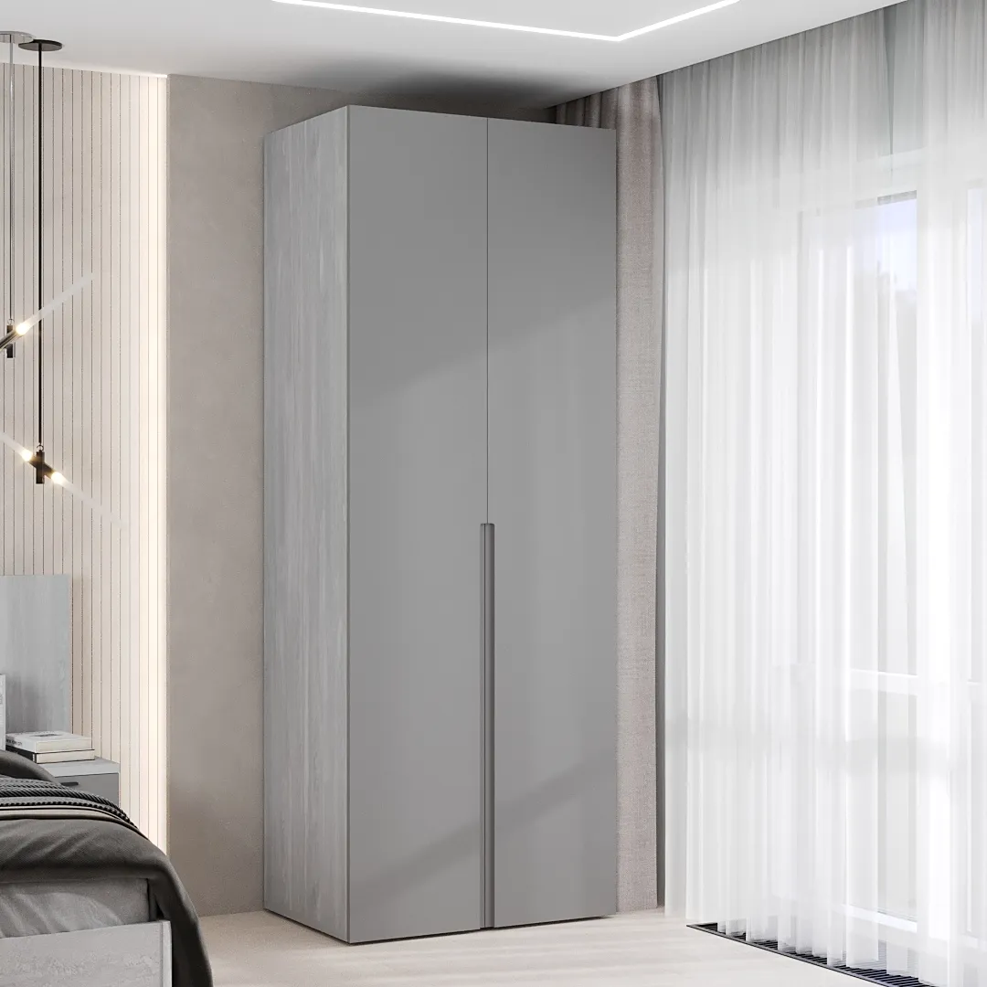 Шкаф 2 дверный, фасады в эмали LE210.60-1