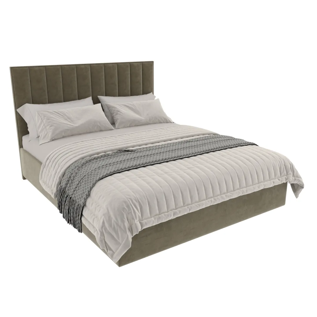 Кровать двуспальная мягкая ЛИБЕРТИ с подъемным механизмом, 180x200