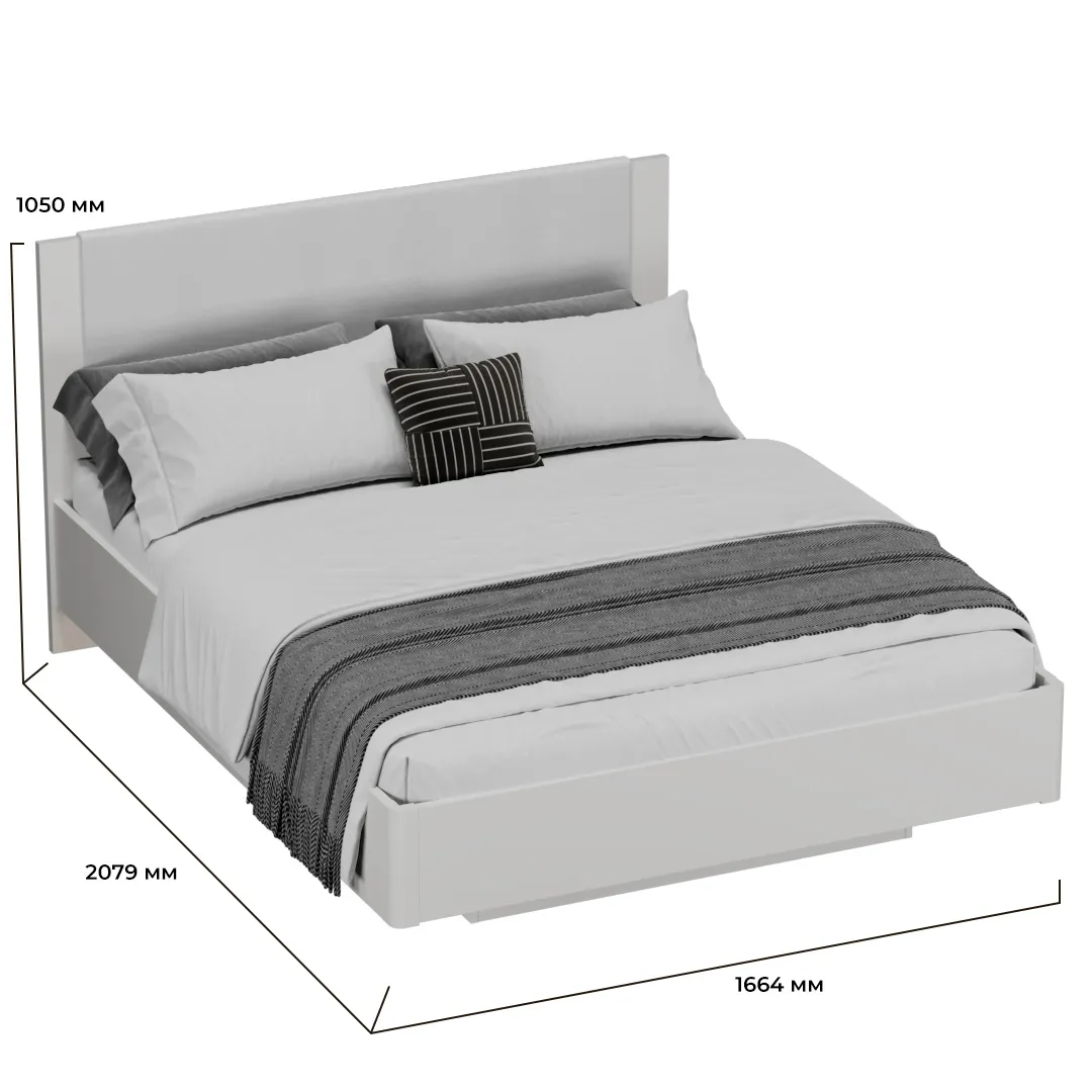 Кровать двуспальная с парящим эффектом C161 , 160x200