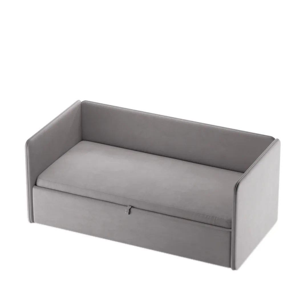 Кровать с подъемным механизмом и ящиком для белья RUBY 1