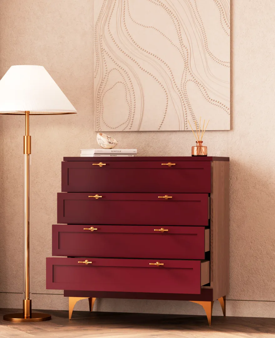 Комод с ящиками с эмалевой столешницей A704.45ES