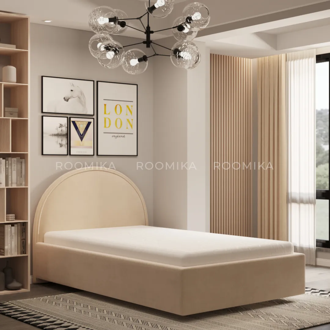 Кровать мягкая БАББЛ с подъемным механизмом, 120x200