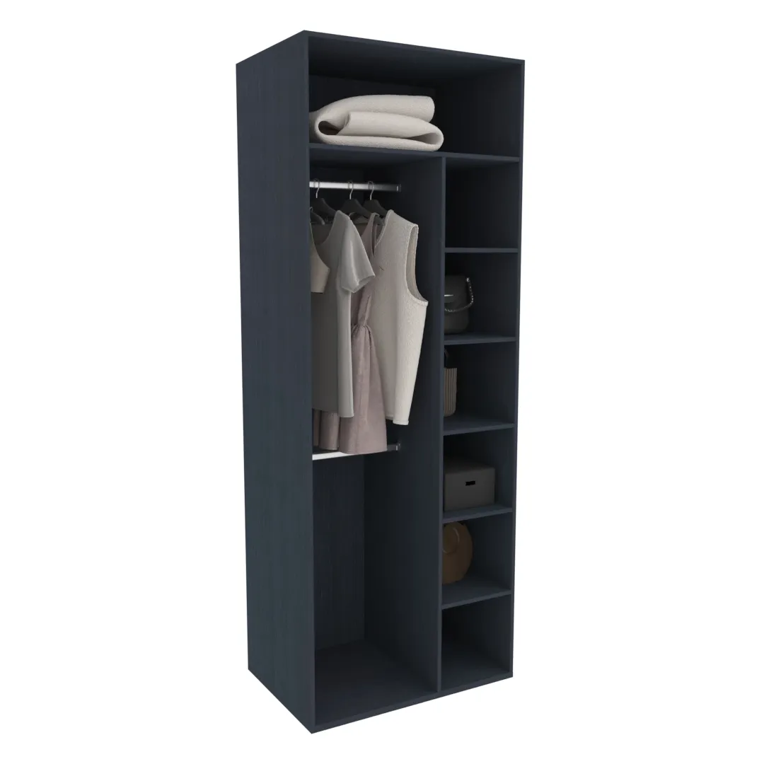 Шкаф 2 дверный, фрезерованные фасады в эмали LE-210.60-4