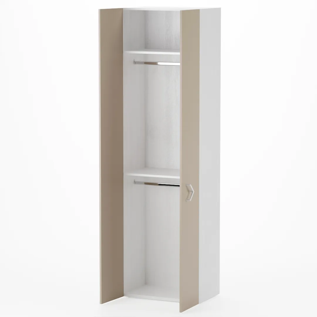 Шкаф двухдверный со штангой L243.60