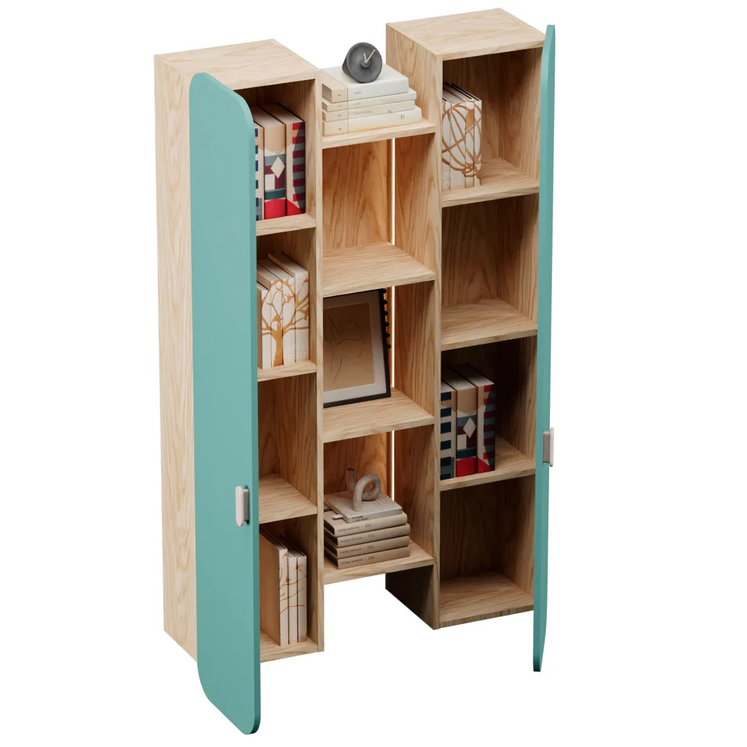 Навесной книжный шкаф  с подсветкой L342.300